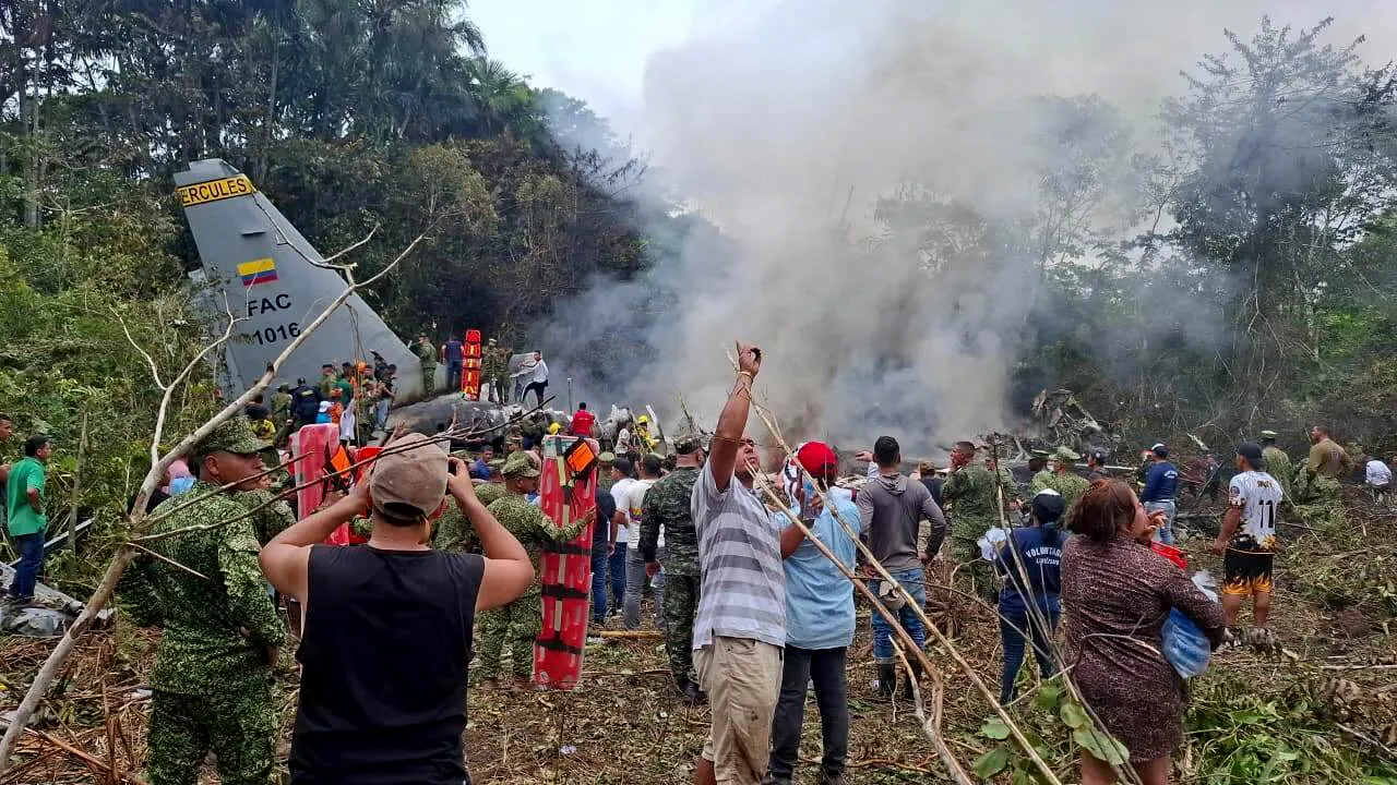 Cargo plane accident in Colombia results in 66 fatalities