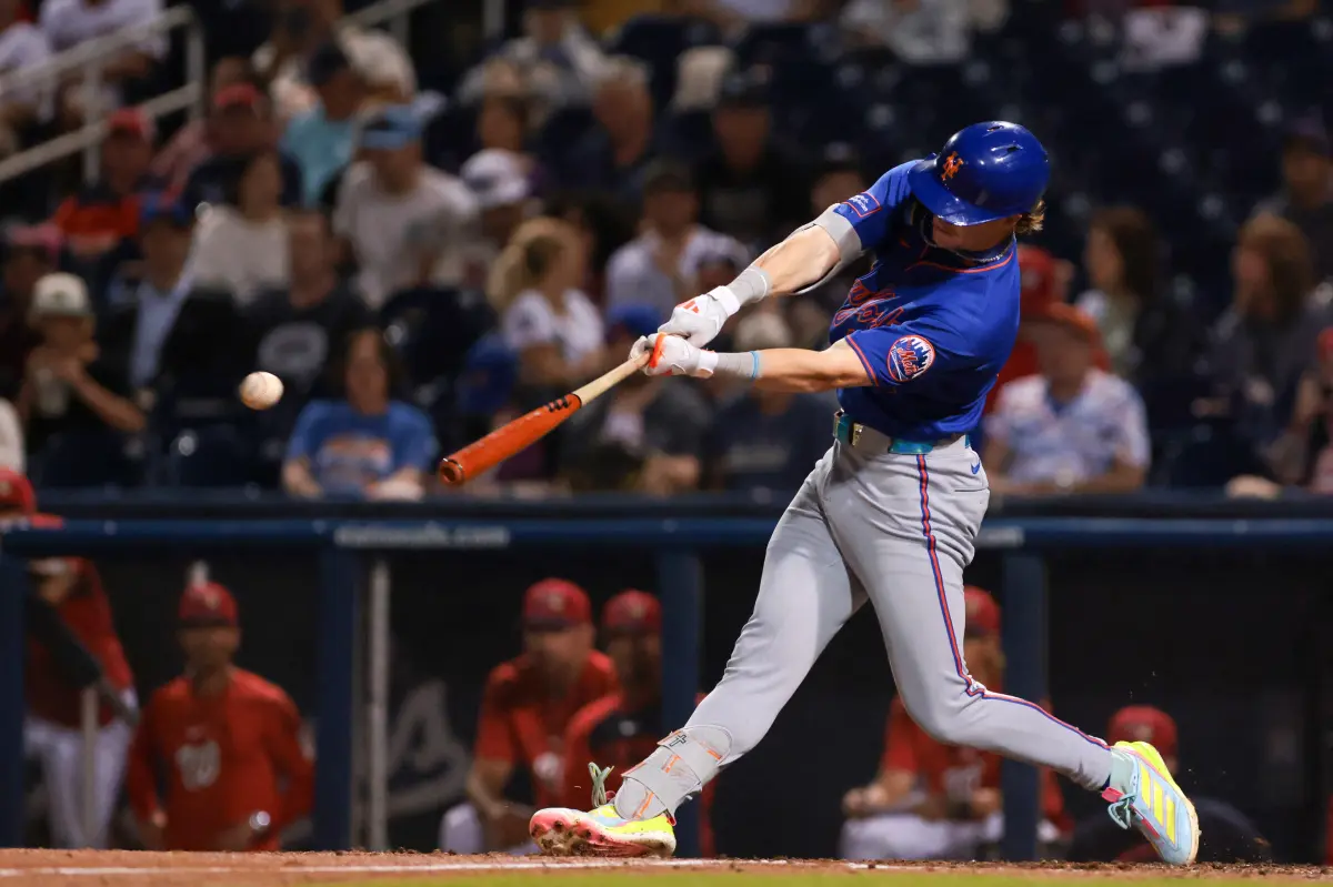 Carson Benge continues to show the qualities the Mets appreciate in spring games