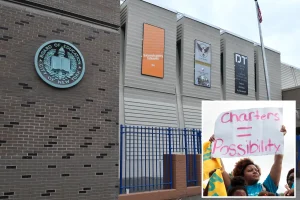 Charters urge removal of the limit as they lead public schools on NYC's top 100 list for math and reading.