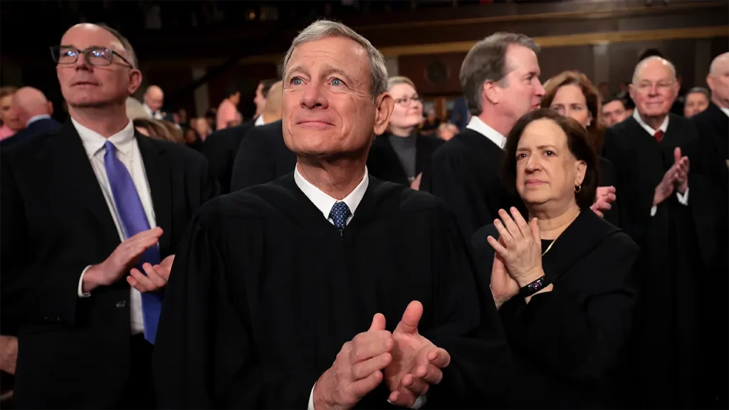 Chief Justice Roberts cautions about 'antagonism,' shortly after Trump's outburst