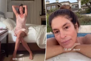 Cindy Crawford criticized for her morning routine