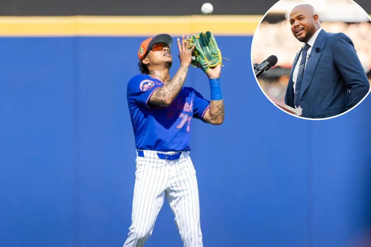 Cristian Pache of the Mets honed his impressive fielding skills with the help of Andruw Jones.