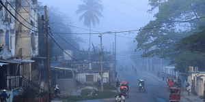 Cubans set fire to communist offices in response to power outages and food shortages.