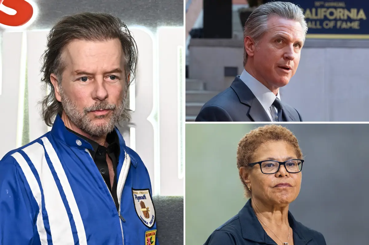 David Spade criticizes Gavin Newsom and Karen Bass for the alarming decline of Hollywood