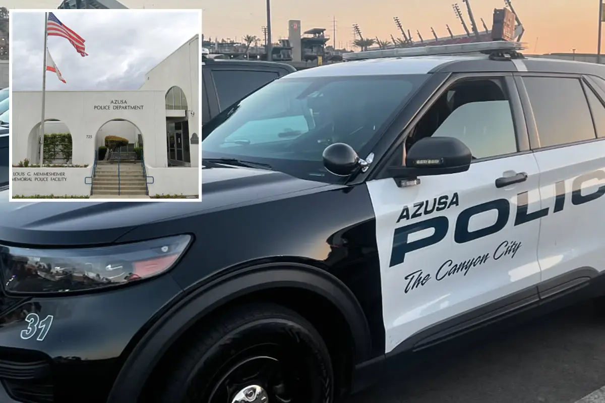 Deceased individual discovered in police vehicle at Azusa station may have been present for several days