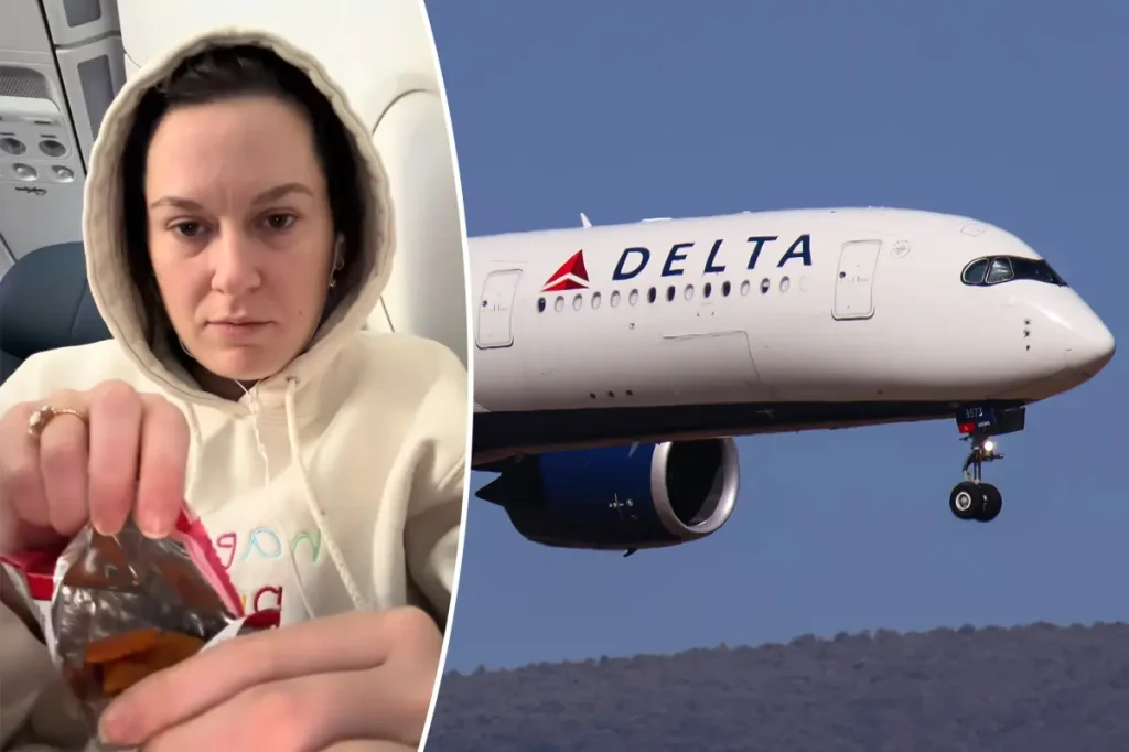 Delta Airlines passenger surprised to discover this in her snack