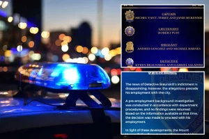 Detective arrested for supposedly supplying firearms to gang members involved in multiple murders and robberies