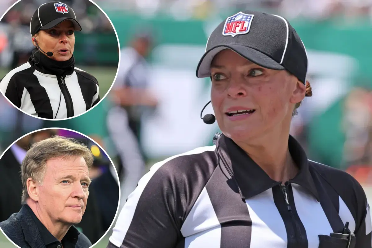 Dismissed female referee Robin DeLorenzo sues the NFL for discrimination.