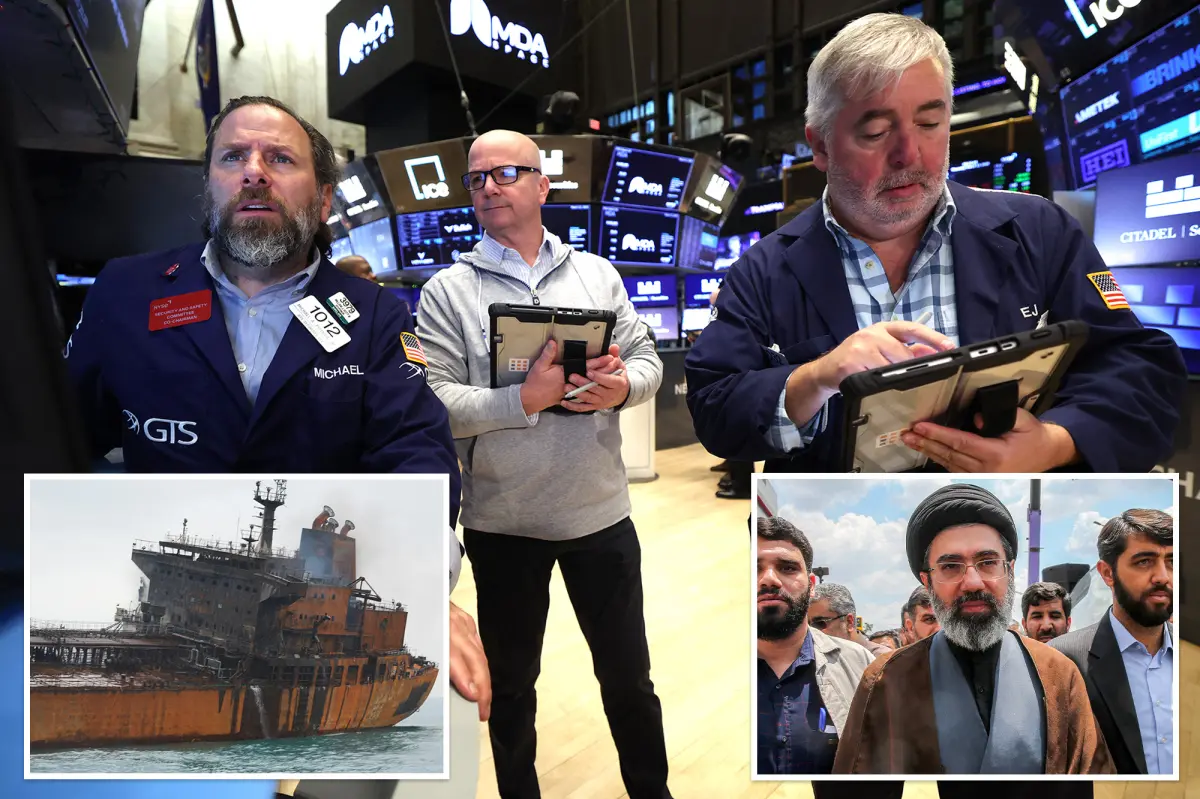 Dow drops almost 600 points, oil reaches $100 as Iran's new leader plans to keep the Strait of Hormuz closed