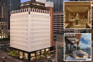 Downtown San Francisco introduces a new 'office resort' featuring a spa and golf to bring workers back.