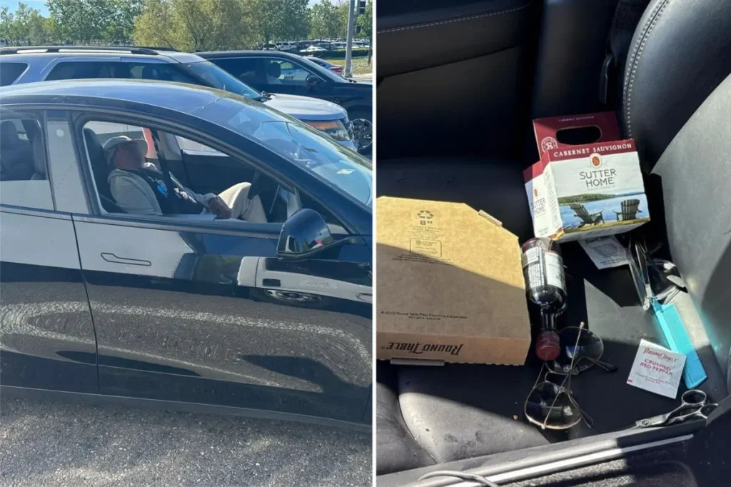 Driver fainted while the self-driving car continued to drive.