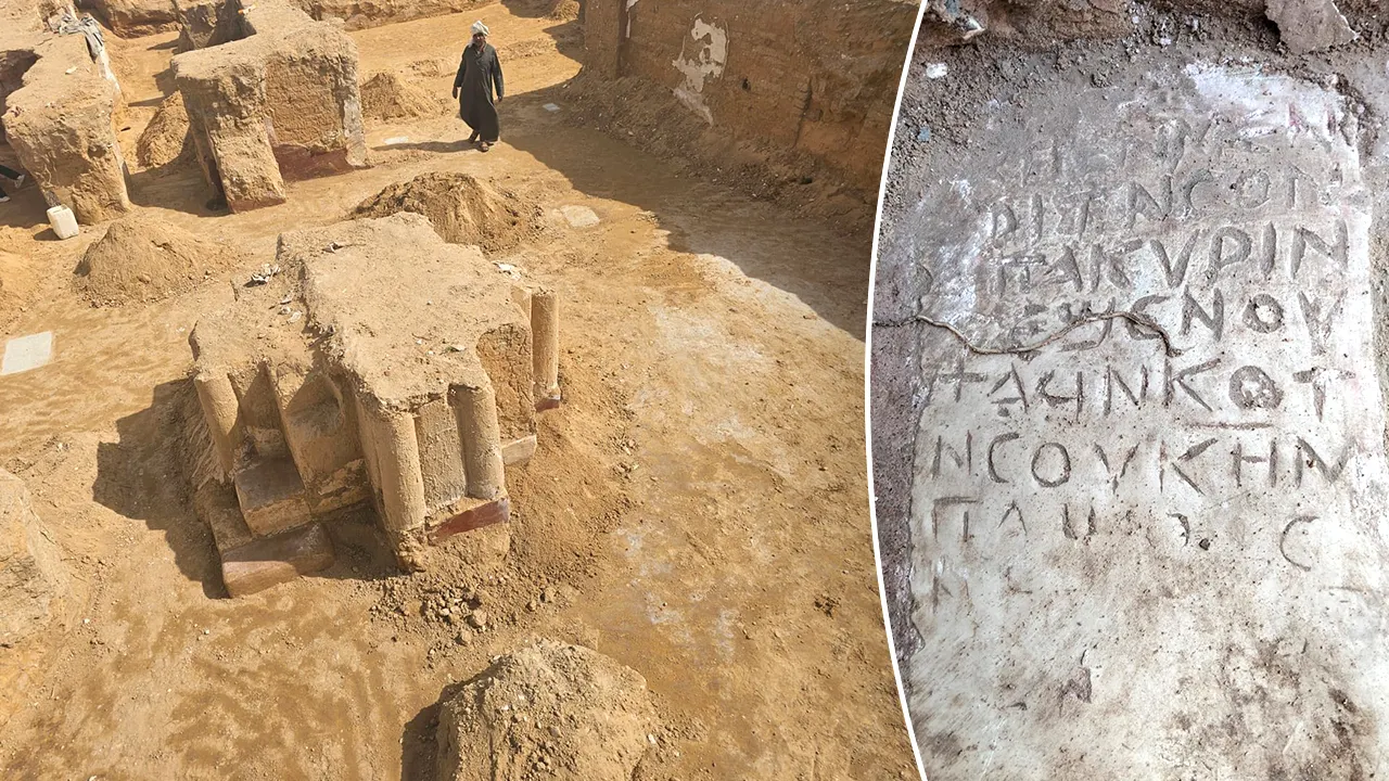 Egyptian archaeologists discover a Coptic monastery from the 5th century in Beheira region