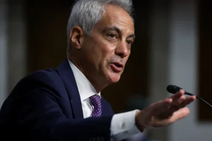 Emanuel responds to 'straight White man' inquiry, emphasizes the importance of ideas for 2028.