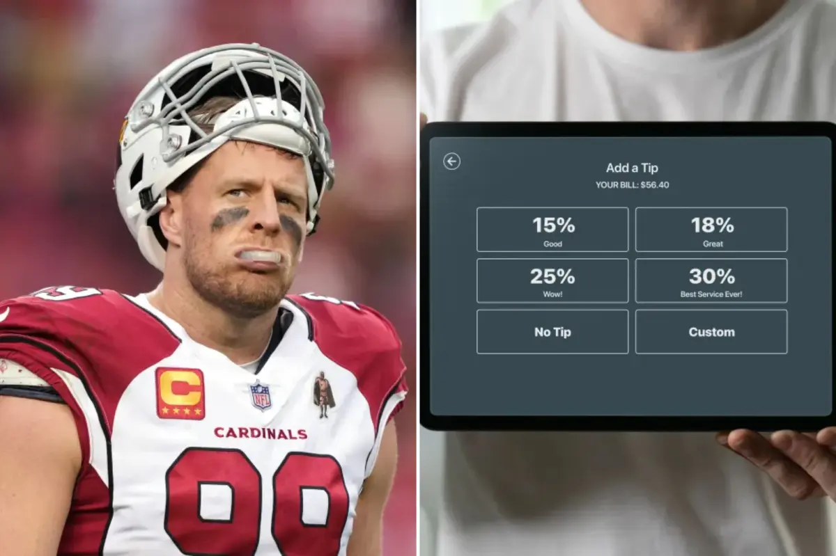 Ex-NFL player JJ Watt ignites discussion on tipping at self-service restaurants.