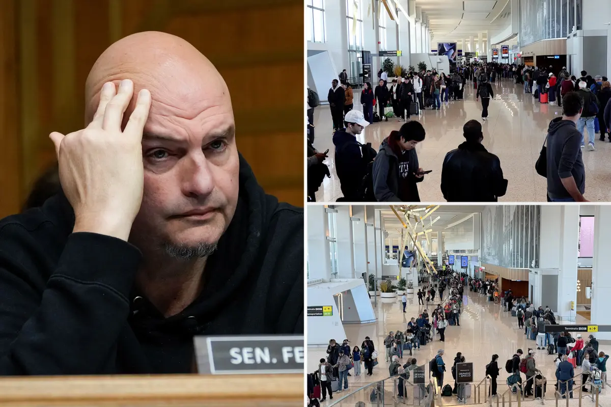 Fetterman criticizes the Democratic chaos as TSA employees go without pay amid the DHS shutdown