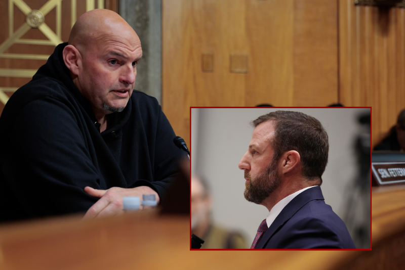 Fetterman's bipartisan support advances Mullin's nomination for DHS