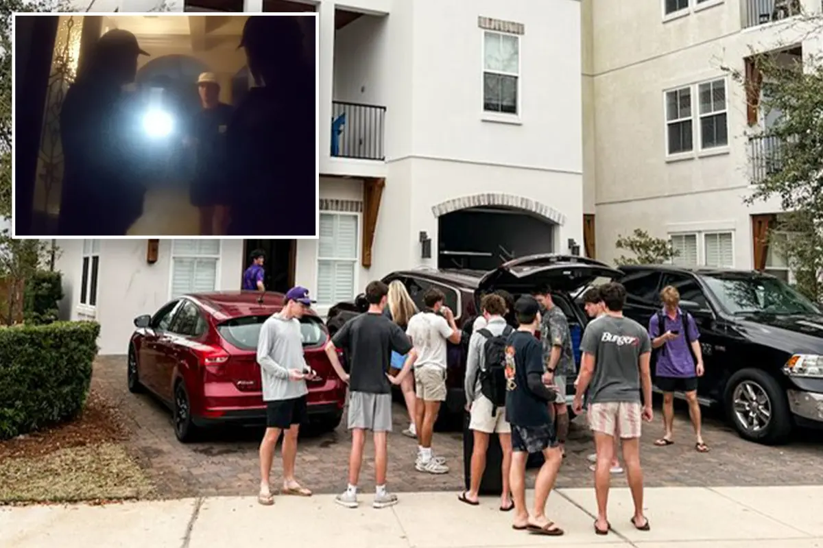 Florida police call out rowdy college students during spring break