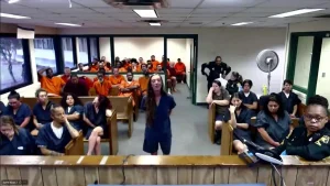 Florida woman chuckles in court over charges related to a deadly hit-and-run