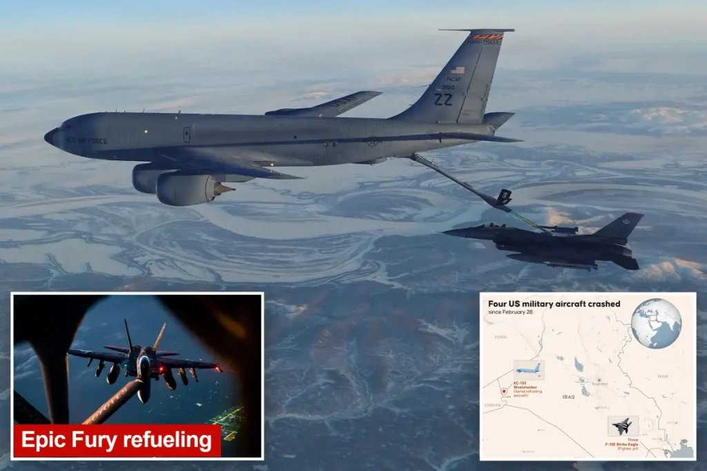 Four crew members die in crash of US Air Force refueling plane in Iraq.