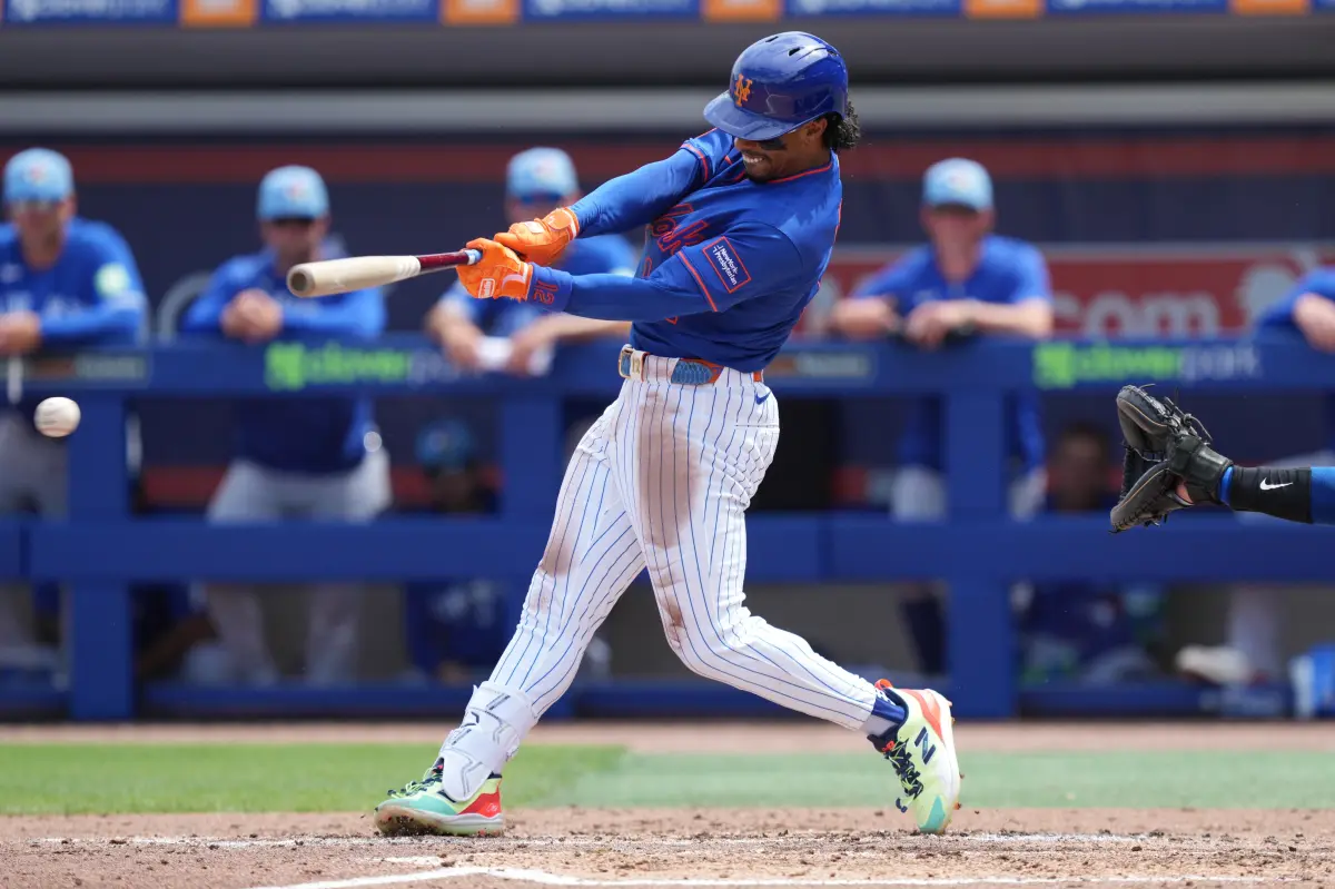 Francisco Lindor of the Mets feels 'almost back to normal' after his first spring game.