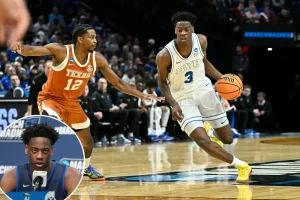 Future top choice AJ Dybantsa discusses his NBA draft choice following his departure from March Madness