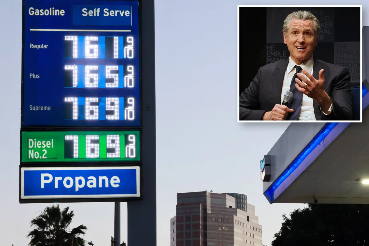 Gavin Newsom approved a California law to lower gas prices, but has not implemented it.