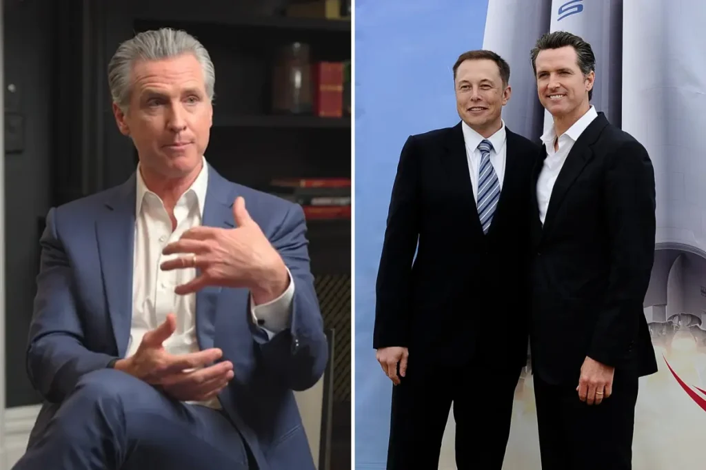 Gavin Newsom harshly criticizes Elon Musk in five words
