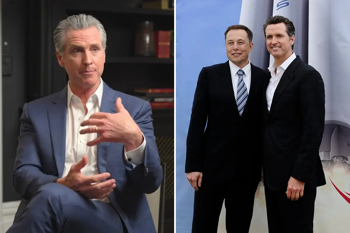 Gavin Newsom harshly criticizes Elon Musk in five words