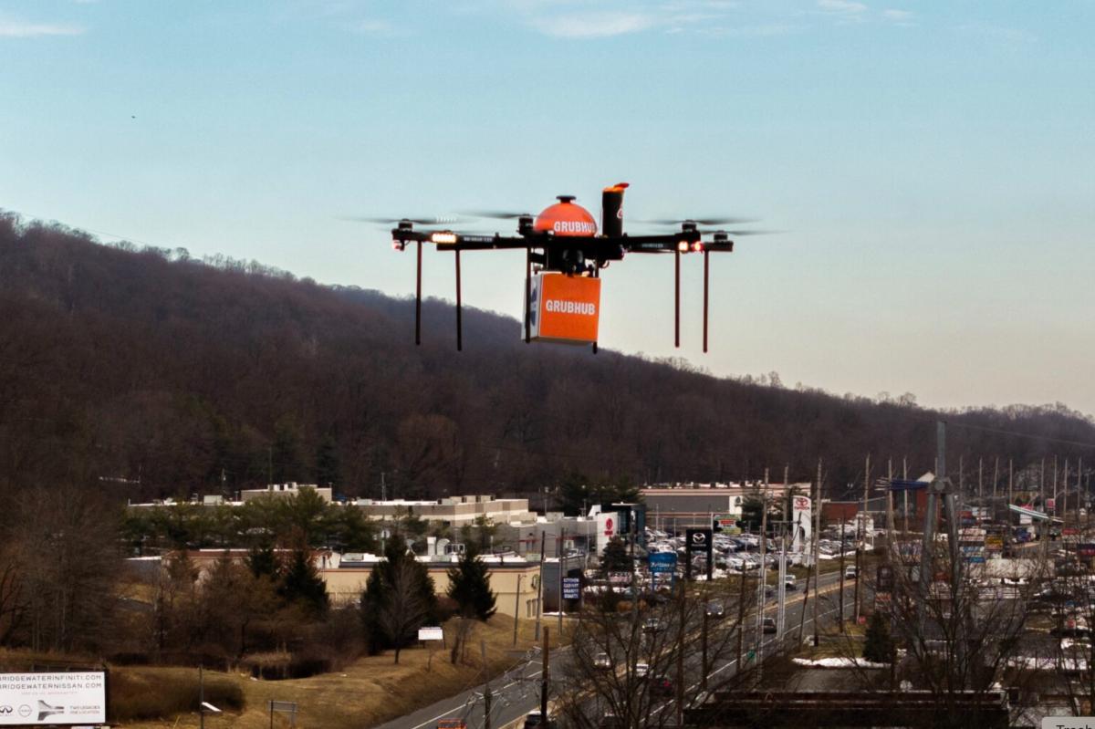 GrubHub introduces drone delivery service in New Jersey