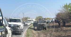 Gunmen from a cartel abduct eight workers on a highway in a Mexican border state.