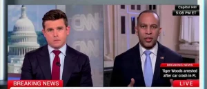 Host Directly Questions Hakeem Jeffries About Whether the Shutdown Is Just a Bargaining Strategy
