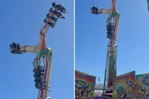 Houston Rodeo ride malfunction causes people to hang in the air