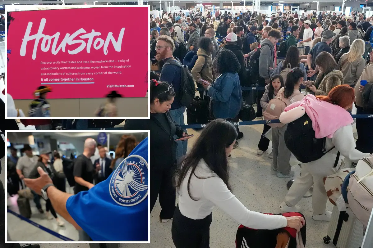 Houston airports face severe travel issues as nearly 50% of TSA agents are absent, the highest rate in the nation.