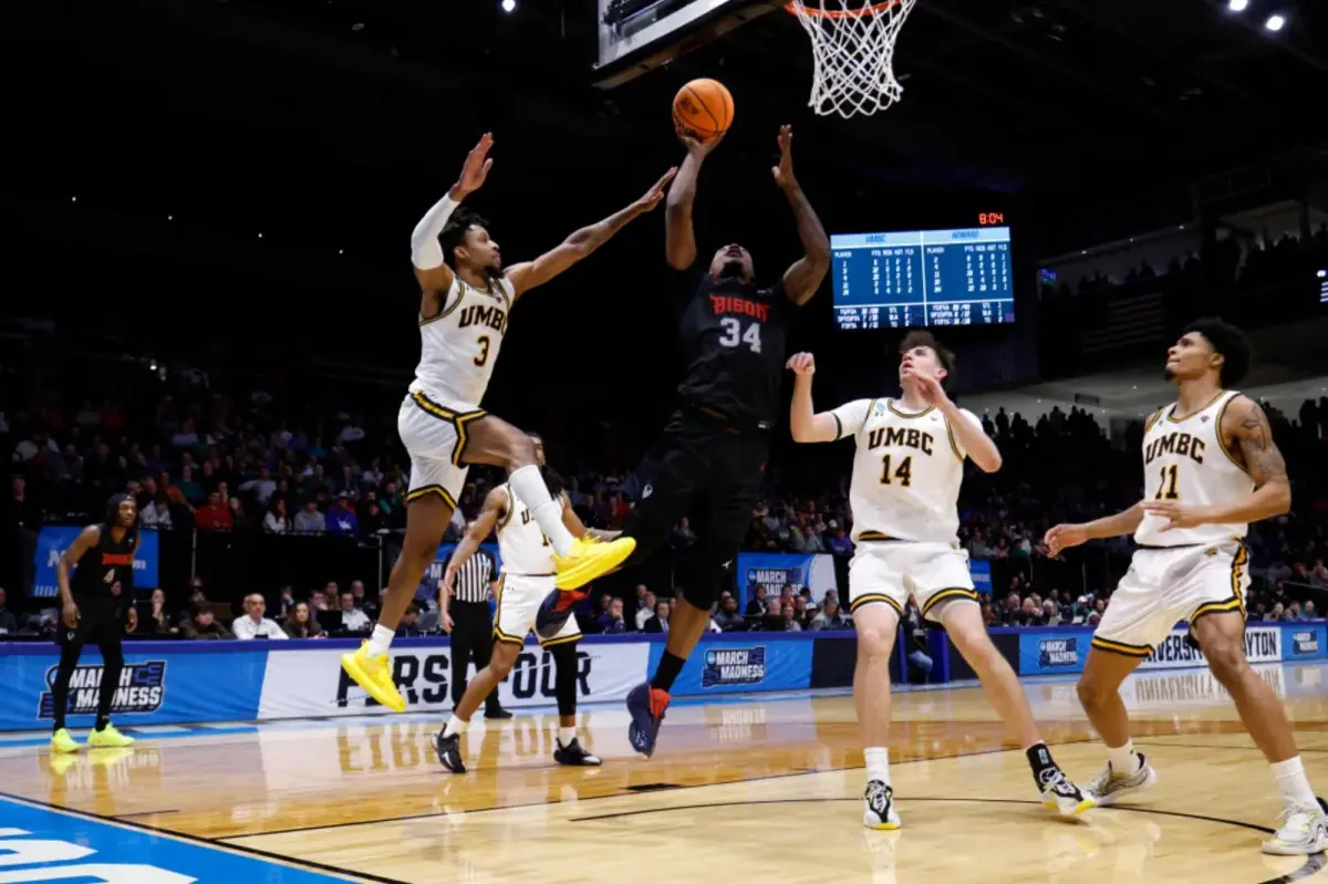 Howard narrowly defeats UMBC for its first NCAA Tournament victory.