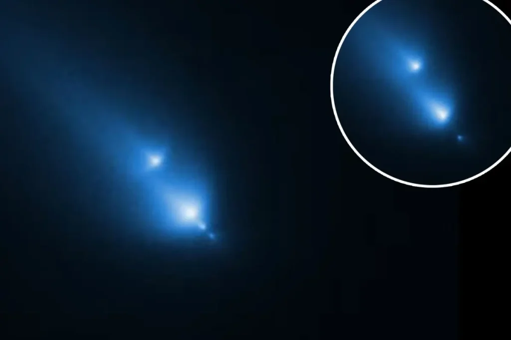 Hubble telescope detects K1 comet breaking into pieces, according to the space agency.