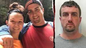 Husband's tragic story emerges after wife is discovered with multiple stab wounds.