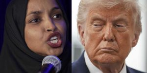 Ilhan Omar says Trump desires to be intimate with his daughter and labels his supporters as 'foolish' in a wild outburst.