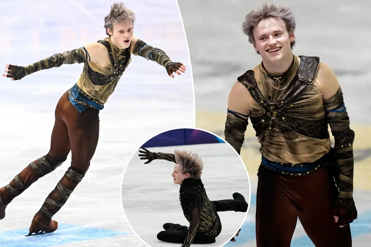 Ilia Malinin bounces back from Olympic disappointment at the world championships.