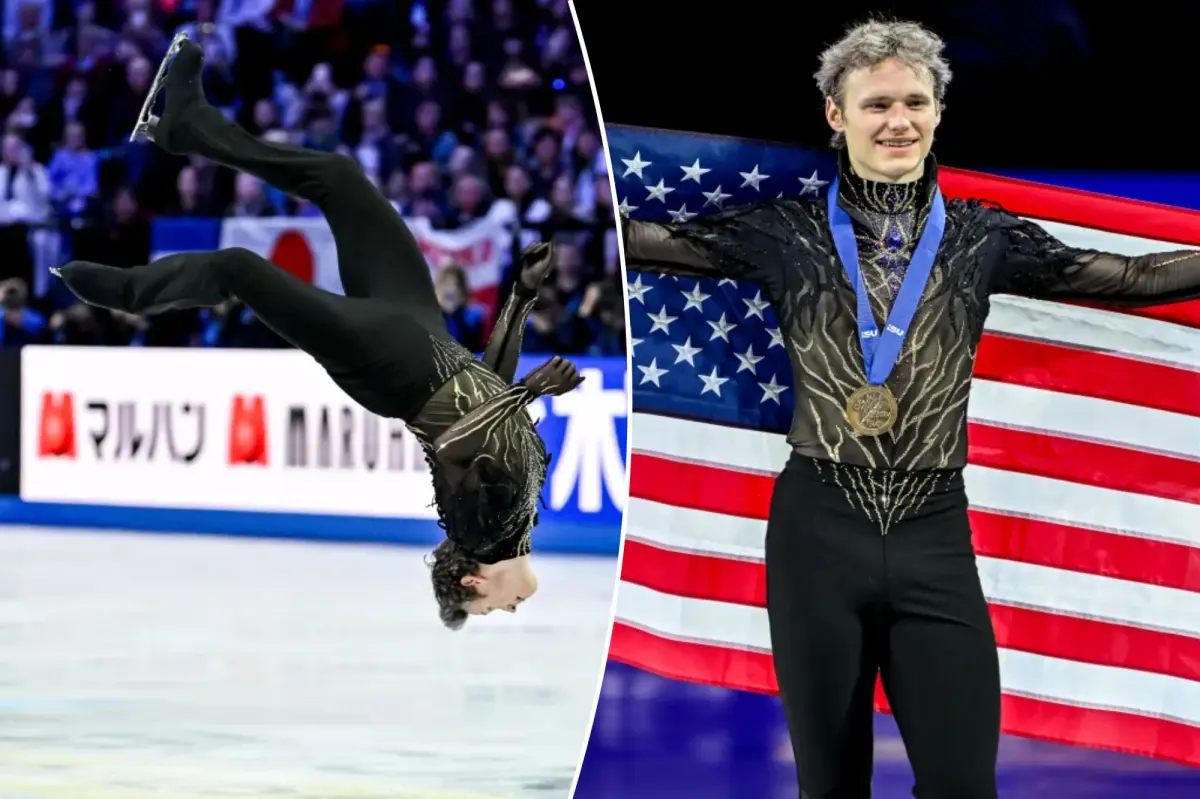 Ilia Malinin redeems Olympic disappointment by claiming gold at the ISU World Championship