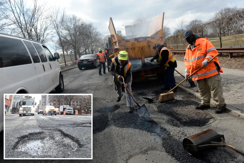 Increased need for road repair workers to address NYC's serious pothole issue, according to unions