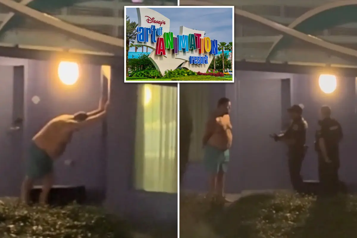 Intoxicated Disney visitor taken into custody after knocking on incorrect hotel door during chaotic outburst: video
