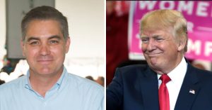 Jim Acosta Amused by 'No Kings' Sign Alluding to Trump Passing Away While in Office