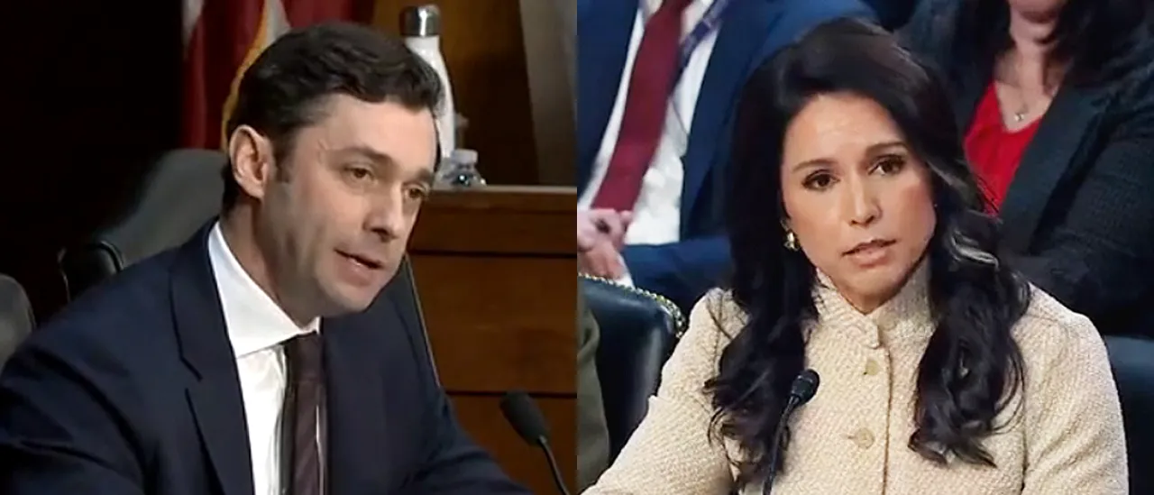 Jon Ossoff Presses Tulsi Gabbard About Whether Iran Was an Immediate Threat