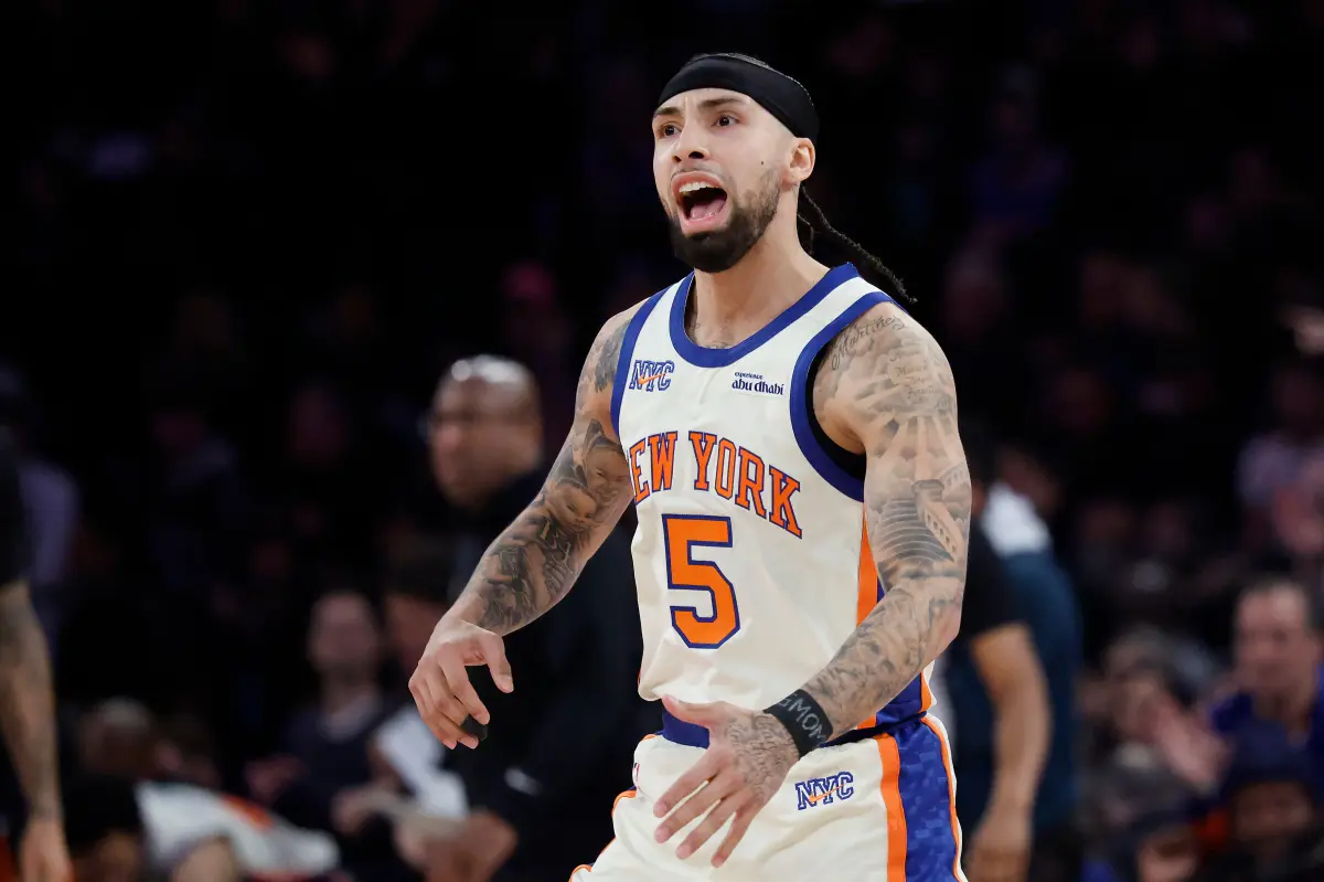 Jose Alvarado's lively play is providing the Knicks with a new element they lacked.