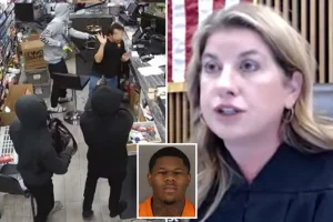 Judge reprimands teen with a gun and sentences him to 25 years for violent robbery