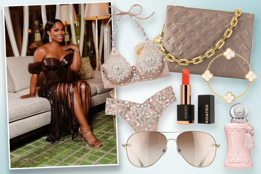 Kandi Burruss' preferred bikini, beauty products, and skincare
