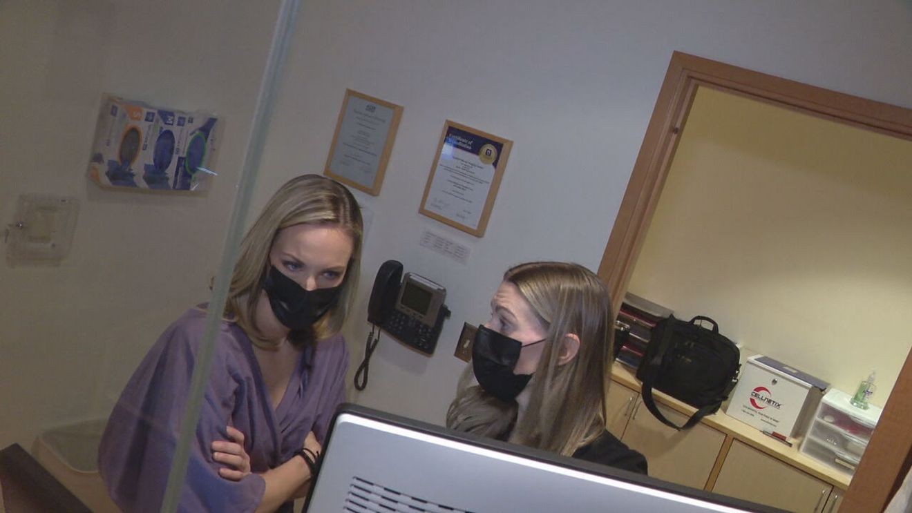 Kelly has her initial breast cancer screening