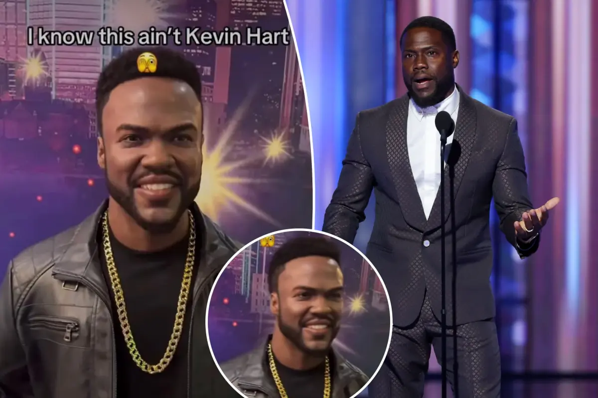 Kevin Hart jokes about his unrecognizable wax figure, asking 'who is this?'