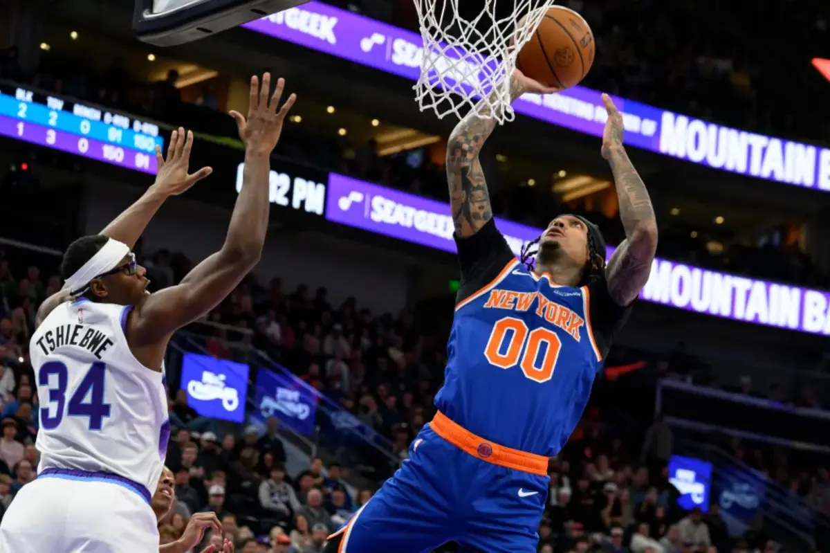 Knicks rise to the occasion after halftime call to action