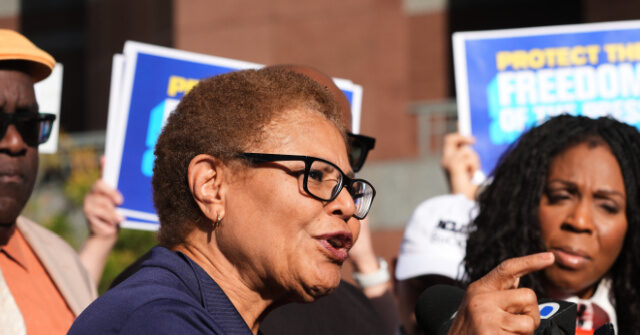 L.A. Mayor Karen Bass is ahead in reelection despite more than 50% disapproval.